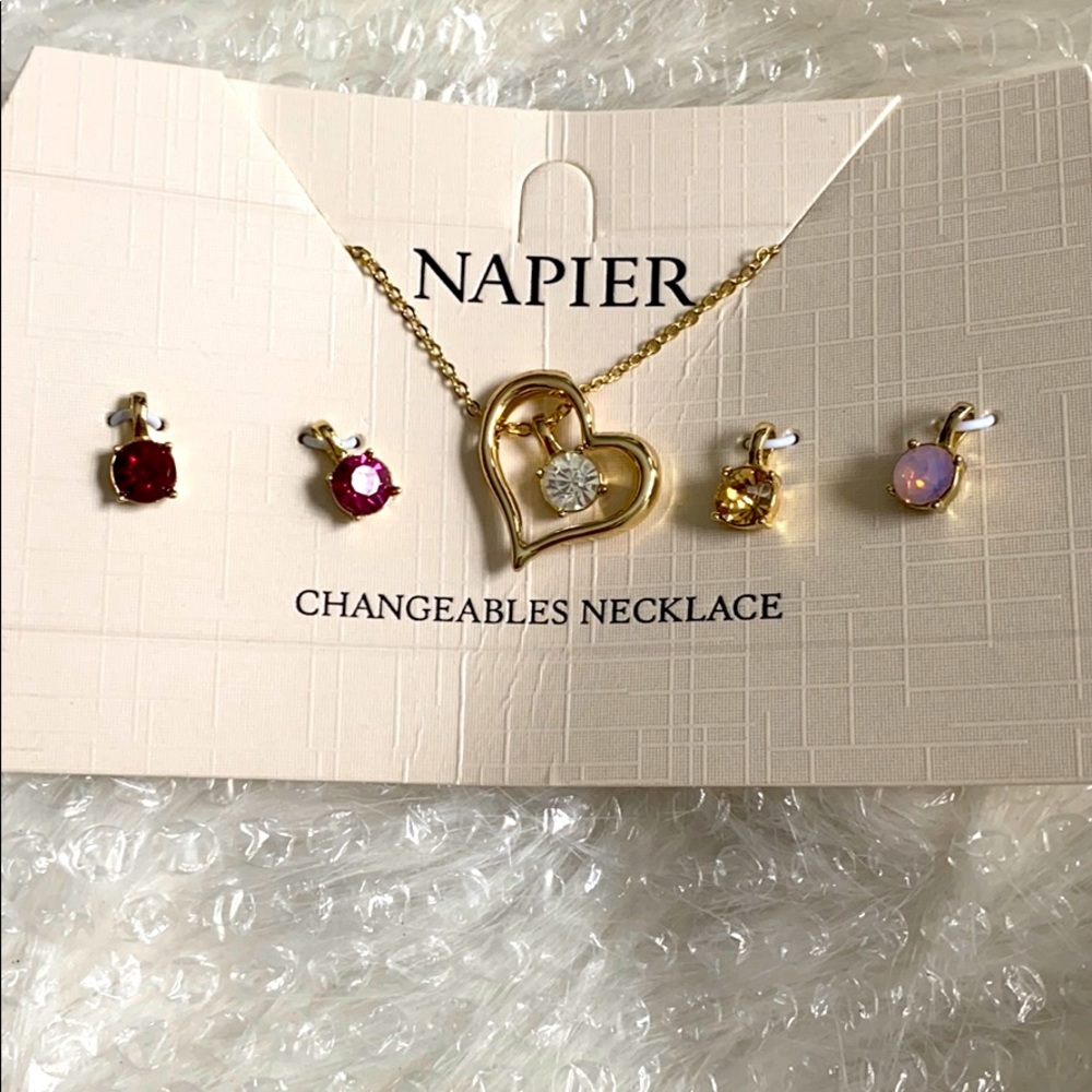 NAPIER Changeable Necklace